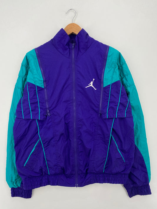 00' JORDAN Size L Vintage Zip-up Nylon Jacket/ A7521