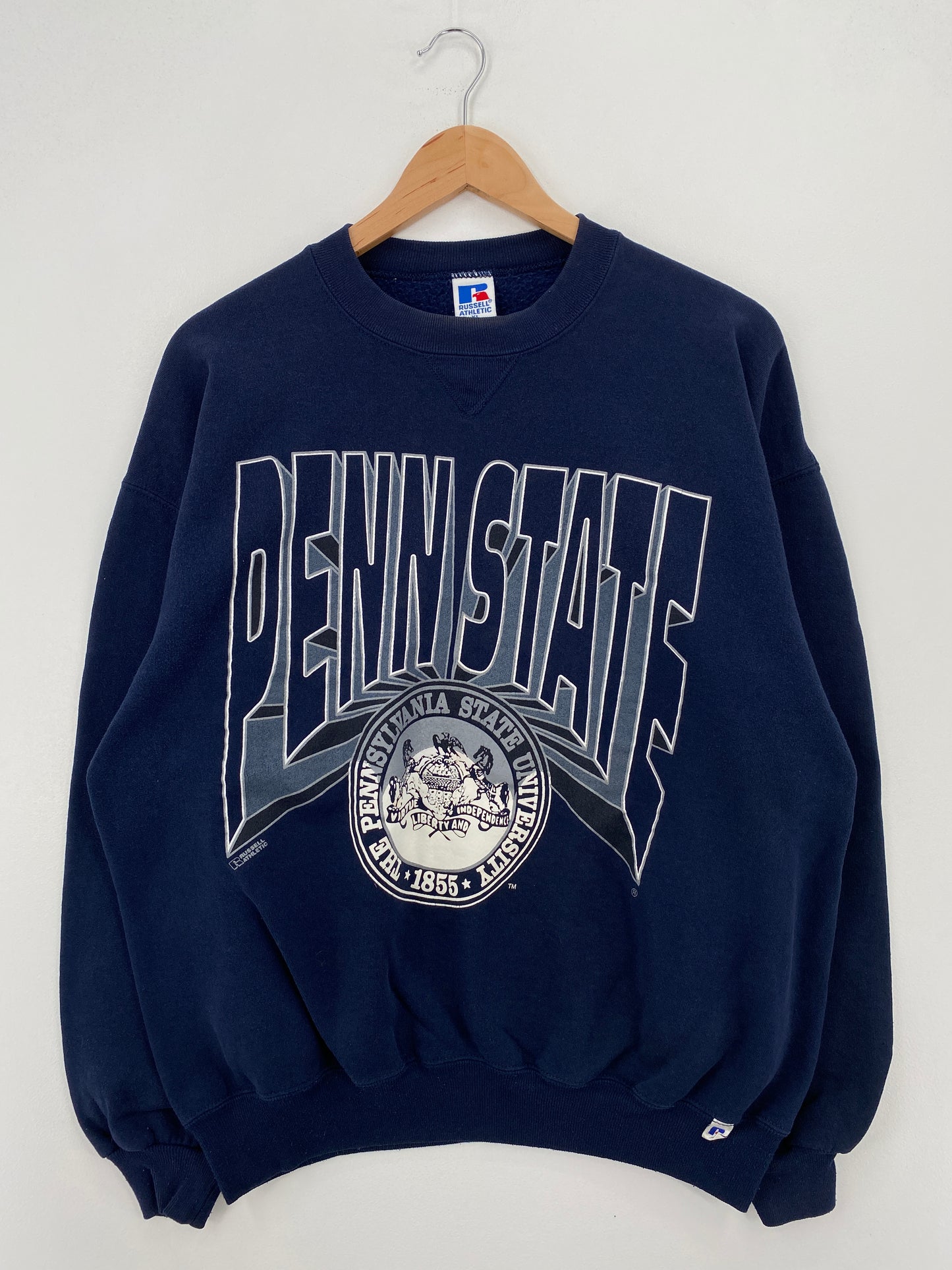 90's RUSSELL x PENN STATE UNIVERSITY Made in USA Size XL Vintage College Sweat-Shirt / A7530