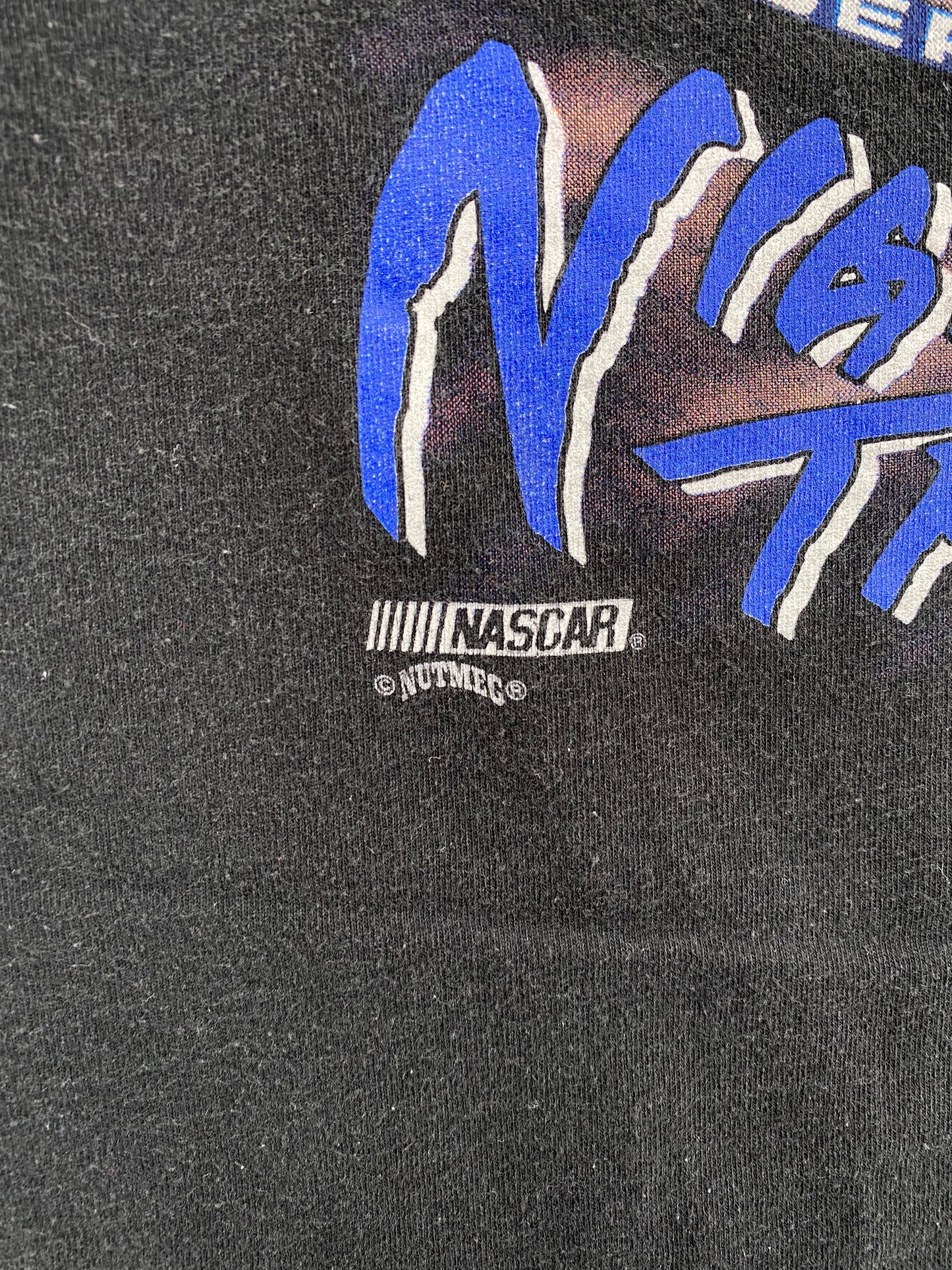 90's NASCAR RUSTY WALLACE Made in USA Size XXL Vintage Racing T-Shirt / A2455