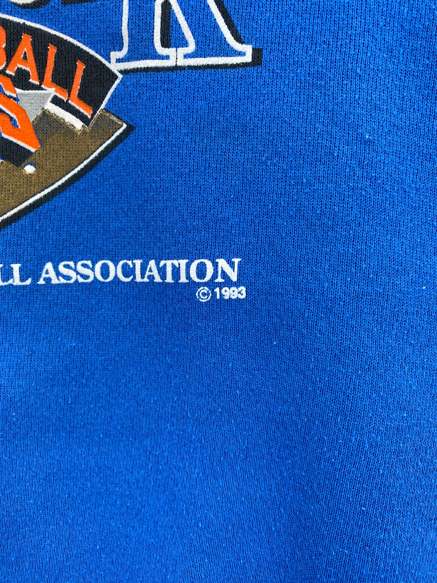 1993 NEW YORK KNICKS Made in USA Size XL Vintage NBA Sweat-Shirt / A7560