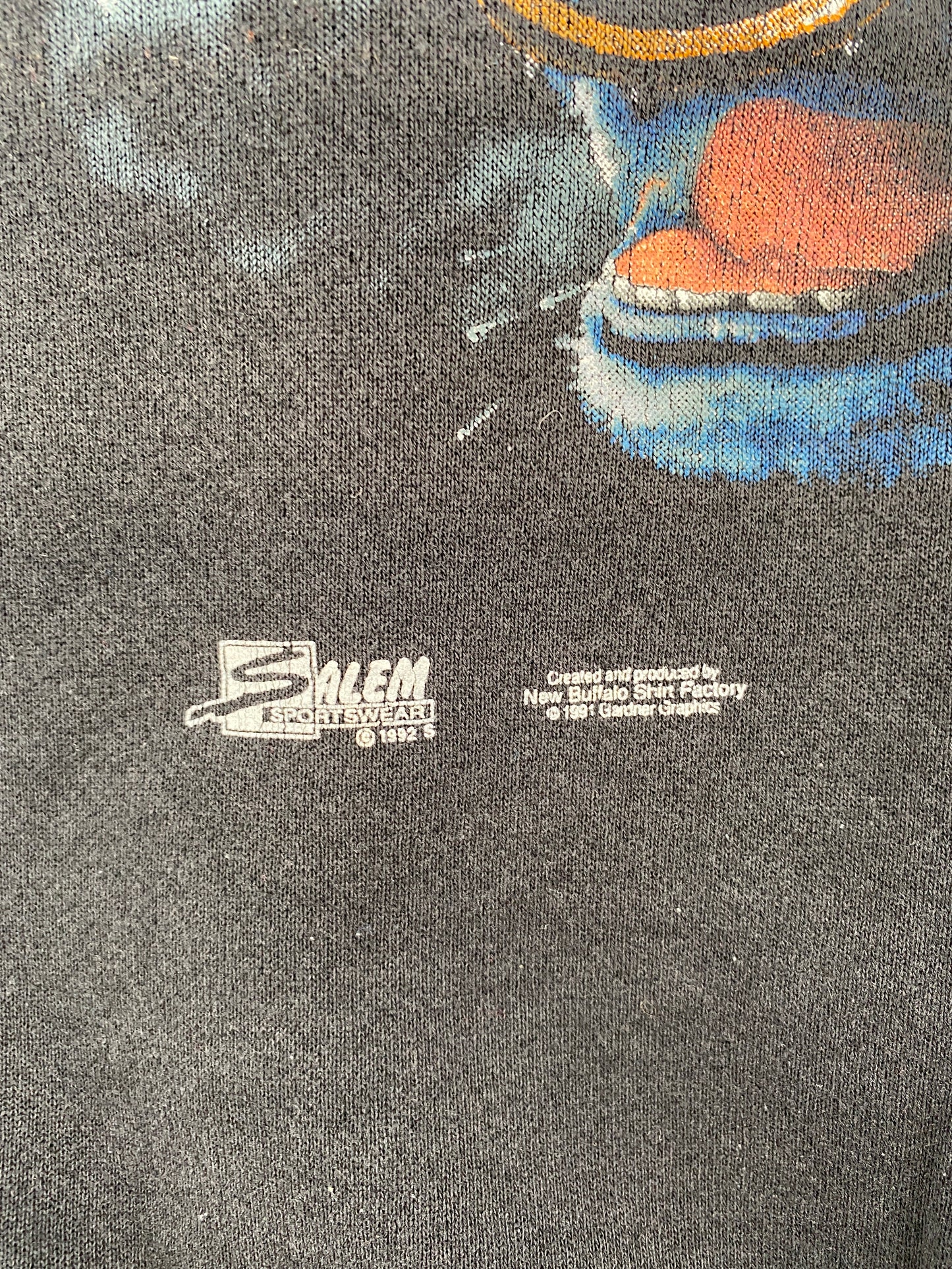 1991 SALEM x CHICAGO BULLS Made in USA Size L Vintage NBA Sweat-Shirt / A7561