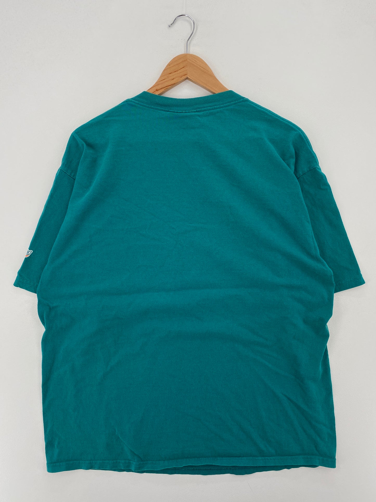 1999 MIAMI DOLPHINS Size XL Vintage NFL T-Shirt / A7573