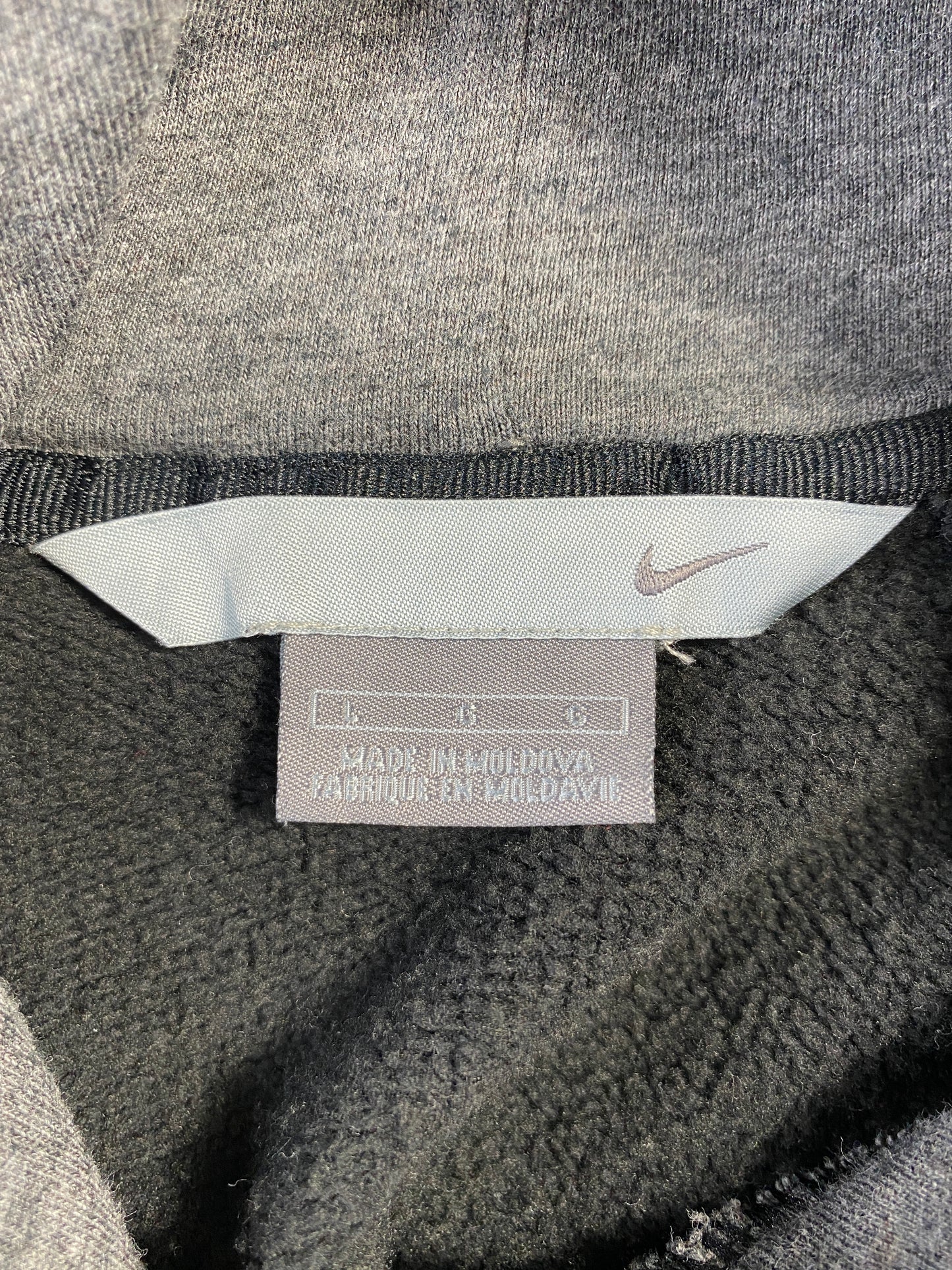 00' NIKE MINI SWOOSH Size L Vintage Hoodie Sweat-Shirt / A7590