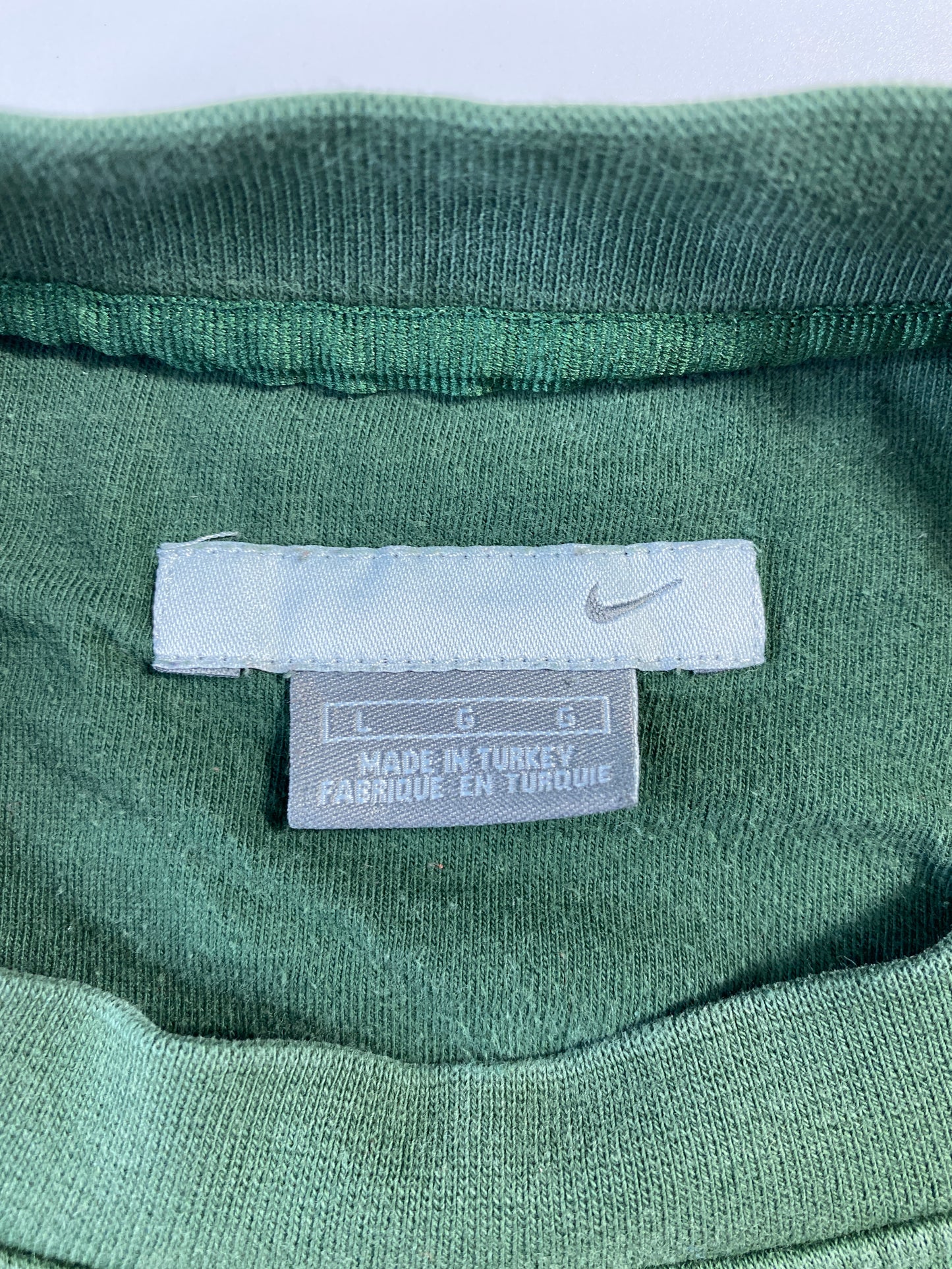 00' NIKE MINI SWOOSH Size L Vintage Sweat-Shirt / A7592