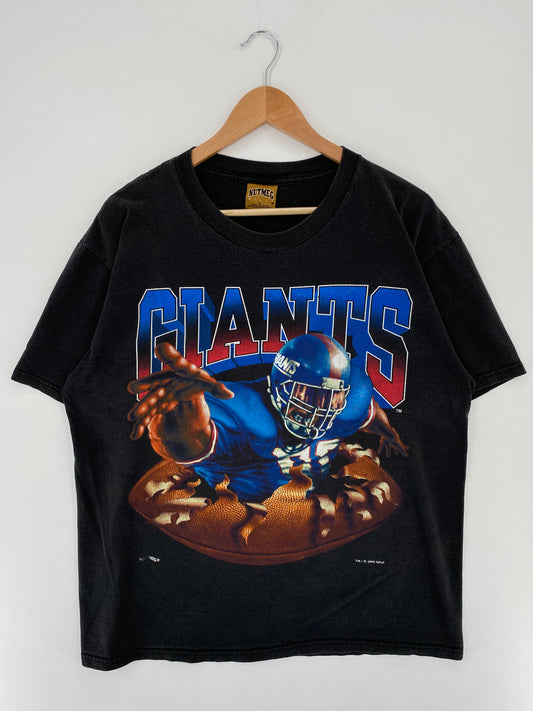 1994 NEW YORK GIANTS Made in USA Size L Vintage NFL T-Shirt / A2612