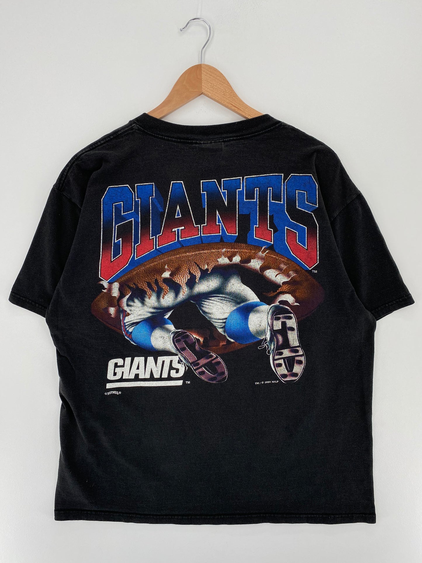 1994 NEW YORK GIANTS Made in USA Size L Vintage NFL T-Shirt / A2612