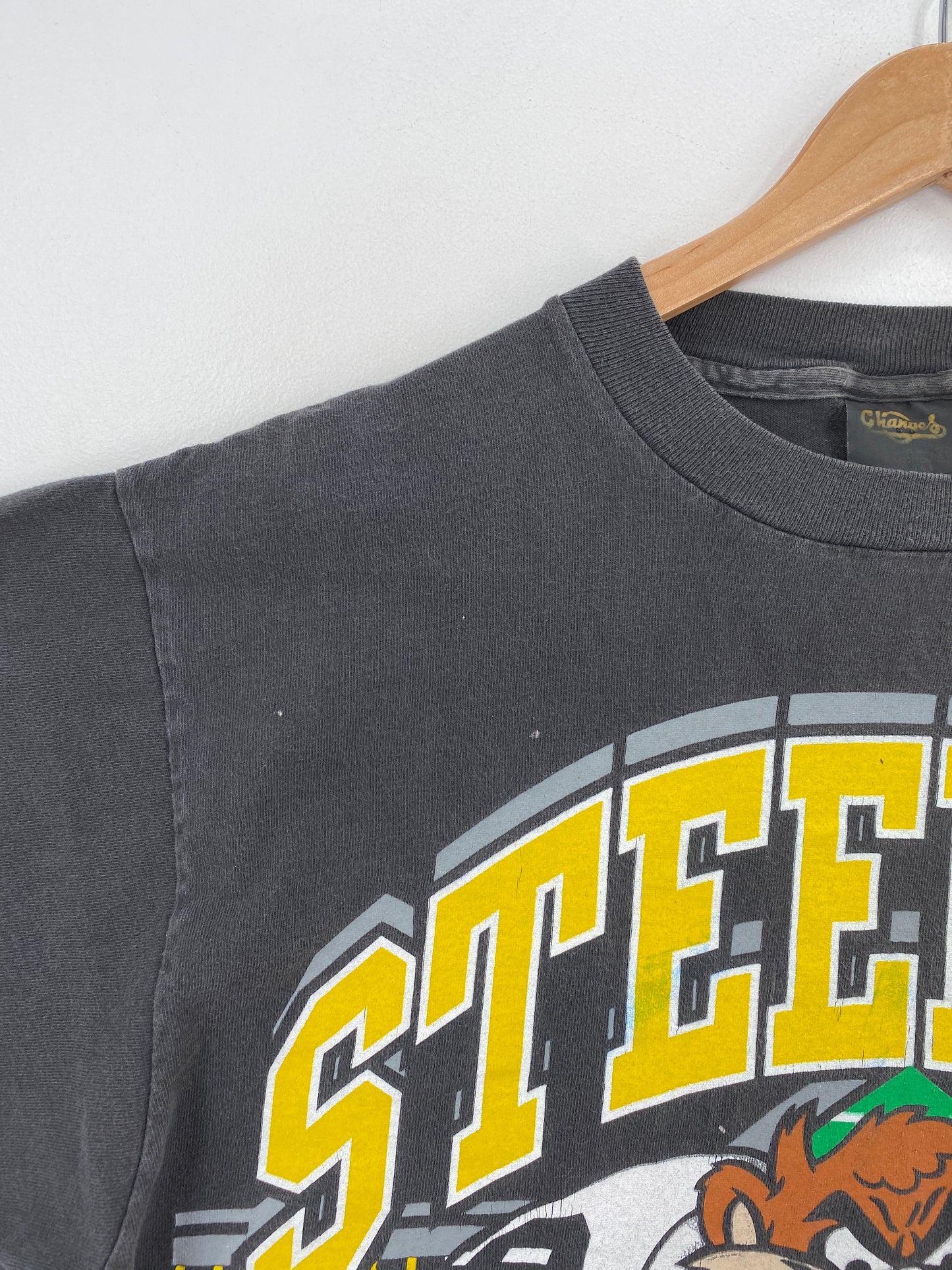 1992 PITTSBURGH STEELERS Made in USA Size XL Vintage NFL T-Shirt / A7862