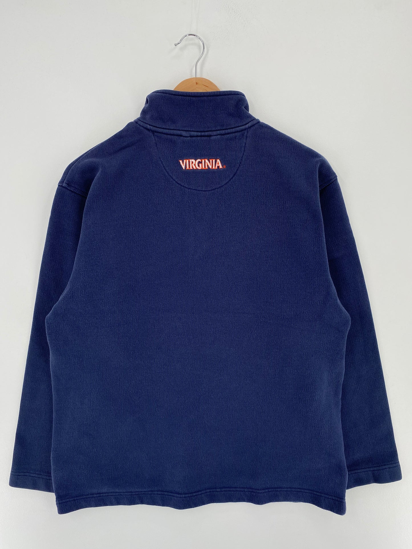 00' NIKE VIRGINIA Size M Vintage College Half Zip Sweat-Shirt / A2634