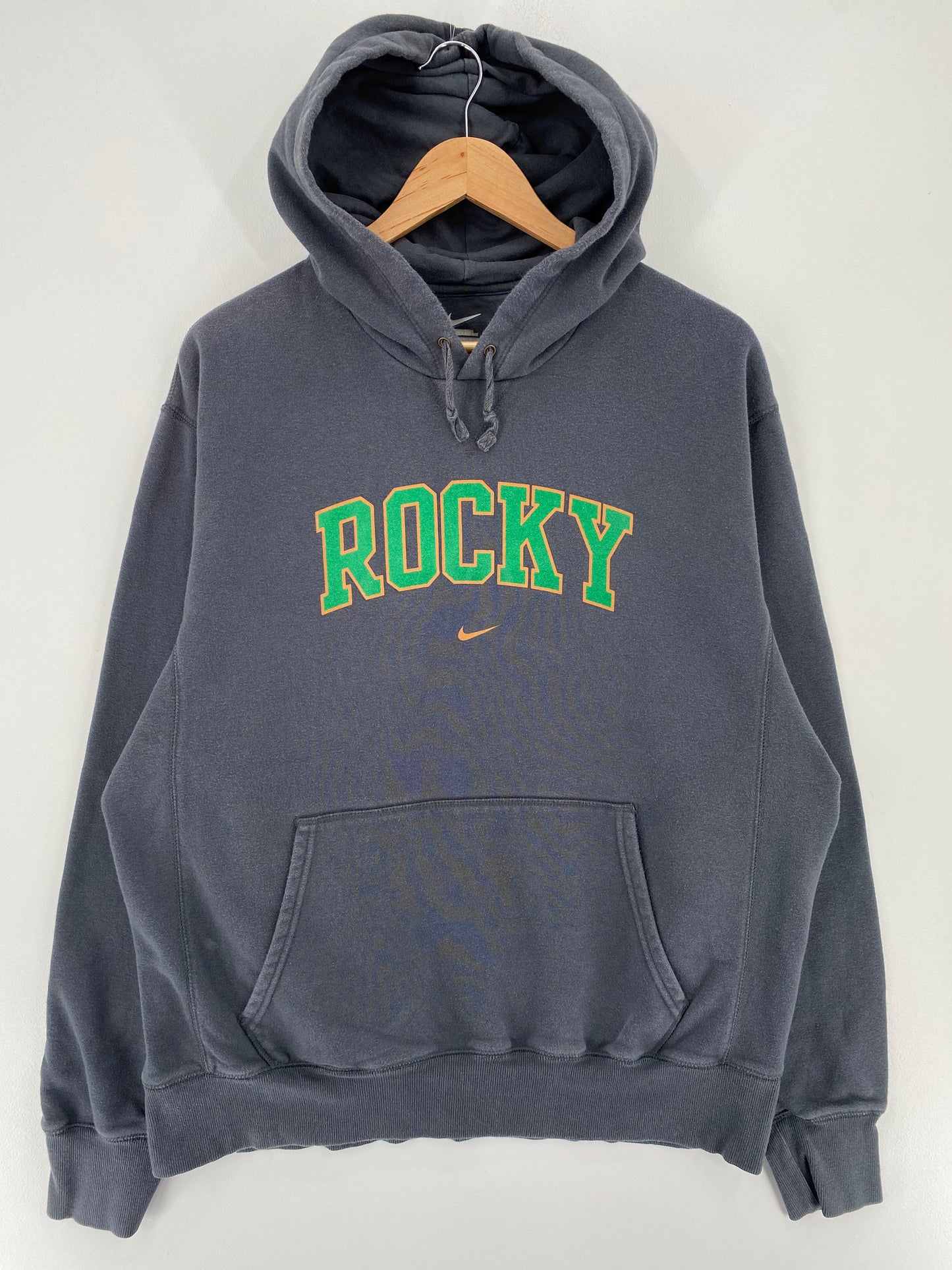 00' NIKE ROCKY Size XL Vintage College Hoodie Sweat-Shirt / A2636