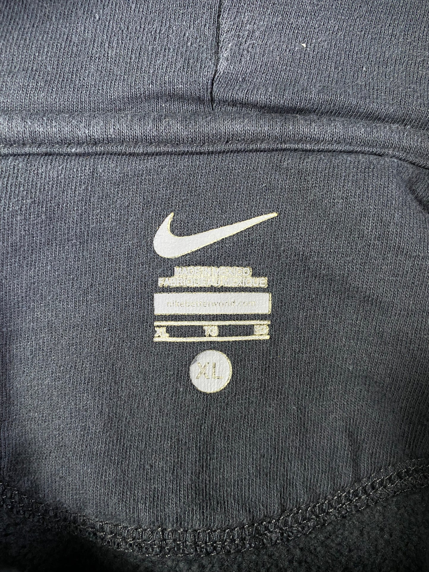 00' NIKE ROCKY Size XL Vintage College Hoodie Sweat-Shirt / A2636