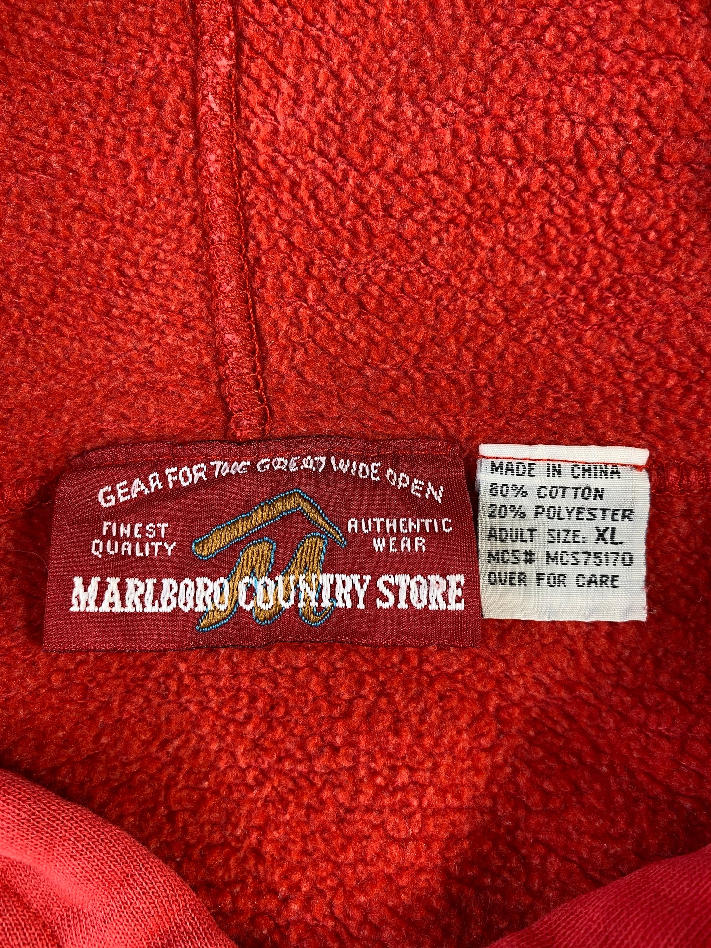 90's MARLBORO Size XL Vintage Hoodie Sweat-shirt / A7876