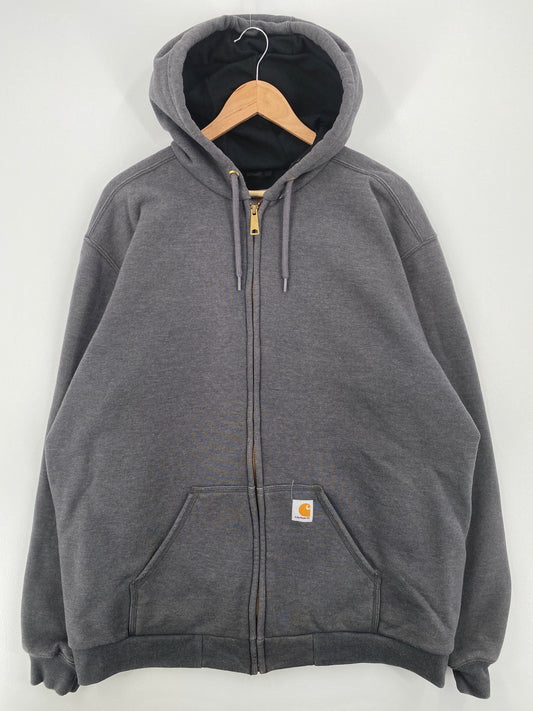 Vintage CARHARTT Size XL Zip Up Hoodie Sweat-Shirt / A8123