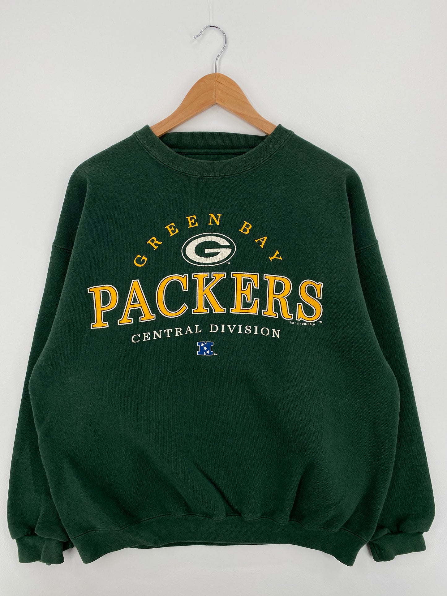 1996 GREEN BAY PACKERS Size No Tag (Approx.XL) Vintage NFL Sweat-Shirt / A8148