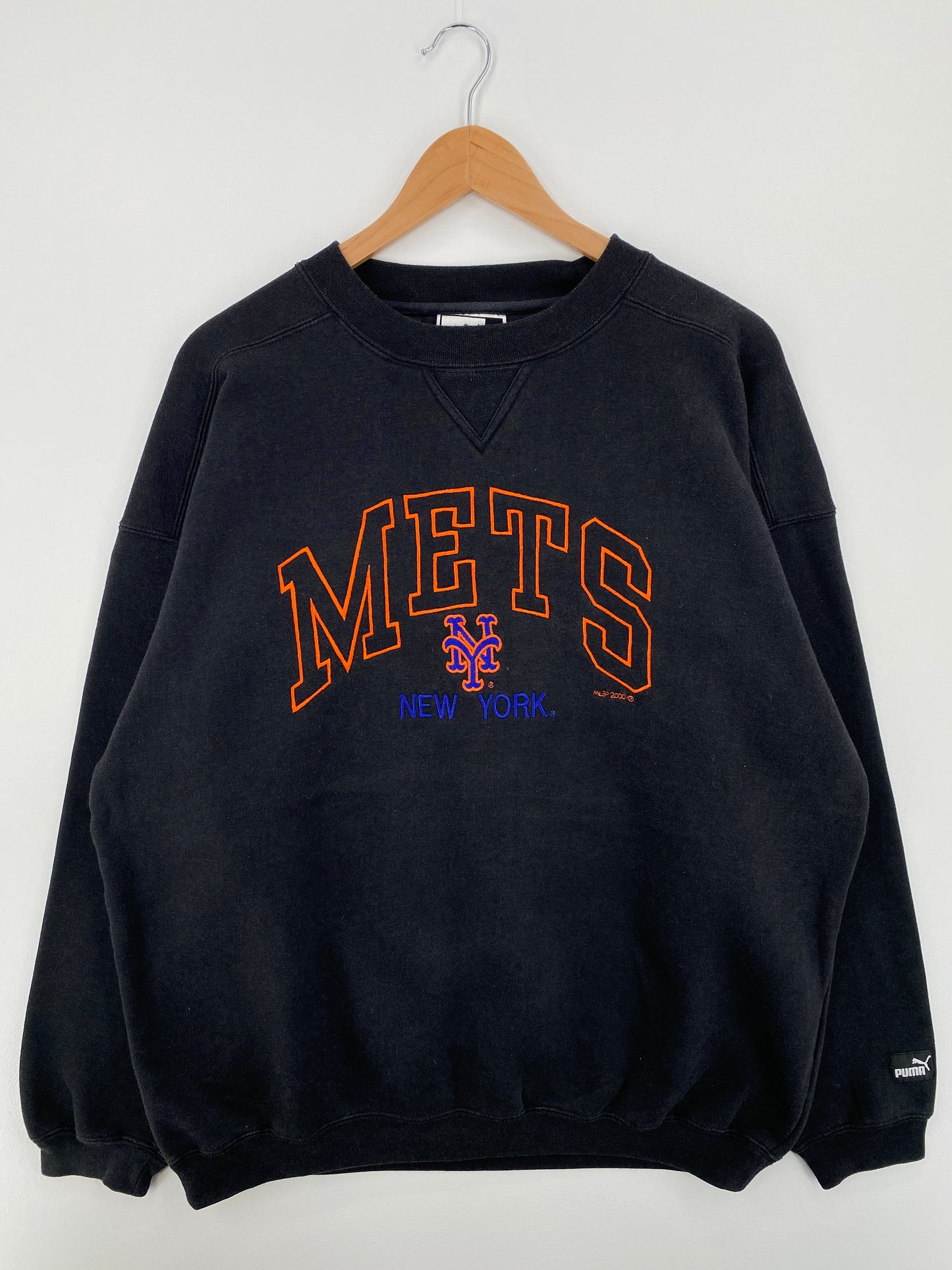 2000 NEW YORK METS Size XL Vintage MLB Sweat-Shirt / A8150
