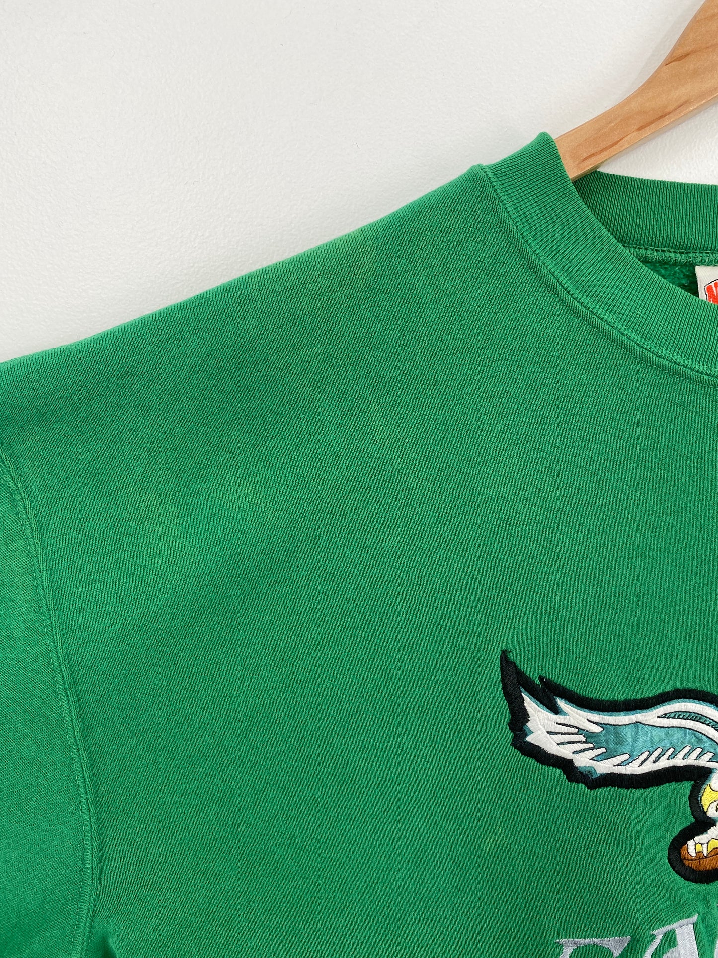 90's EAGLES Made in USA Size XL Vintage NFL Sweat-Shirt / A8152