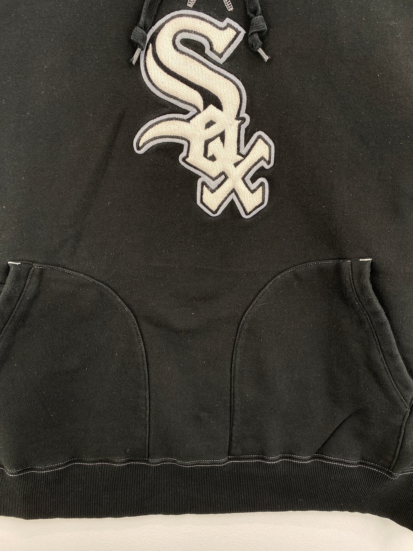 Vintage WHITE SOX Size No Tag (Approx.XL) Vintage MLB Hoodie Sweat-Shirt / A8153
