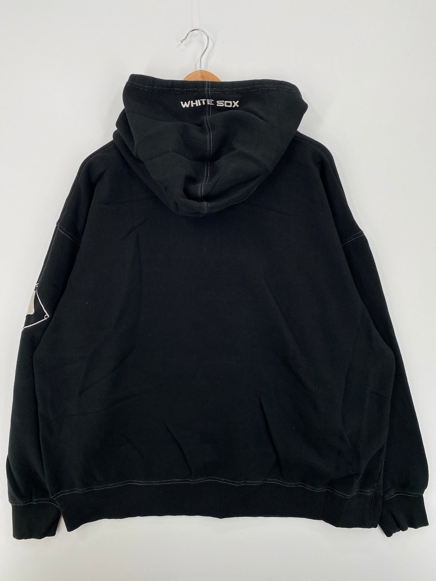 Vintage WHITE SOX Size No Tag (Approx.XL) Vintage MLB Hoodie Sweat-Shirt / A8153