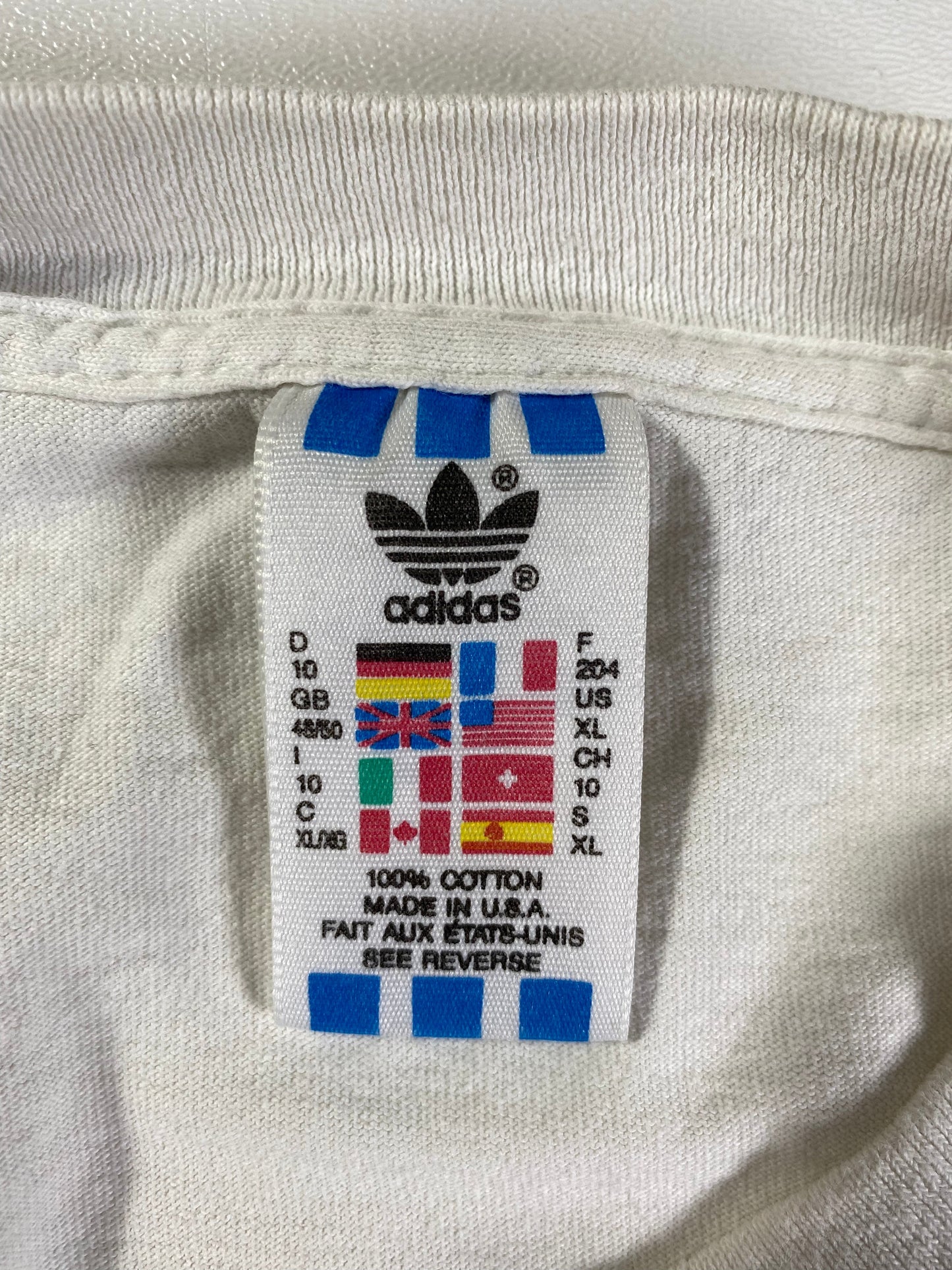 .90's ADIDAS Made in USA Size XL Vintage Tank Top / E2606T