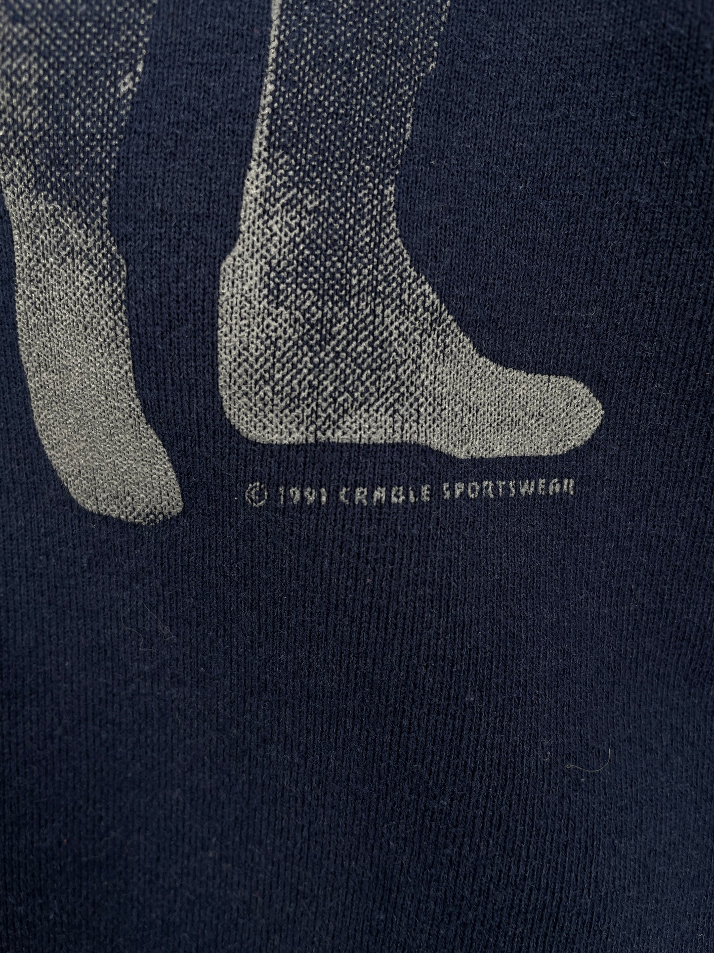 1991 ILLINOIS Size XL Vintage College Sweat-shirt / A8357