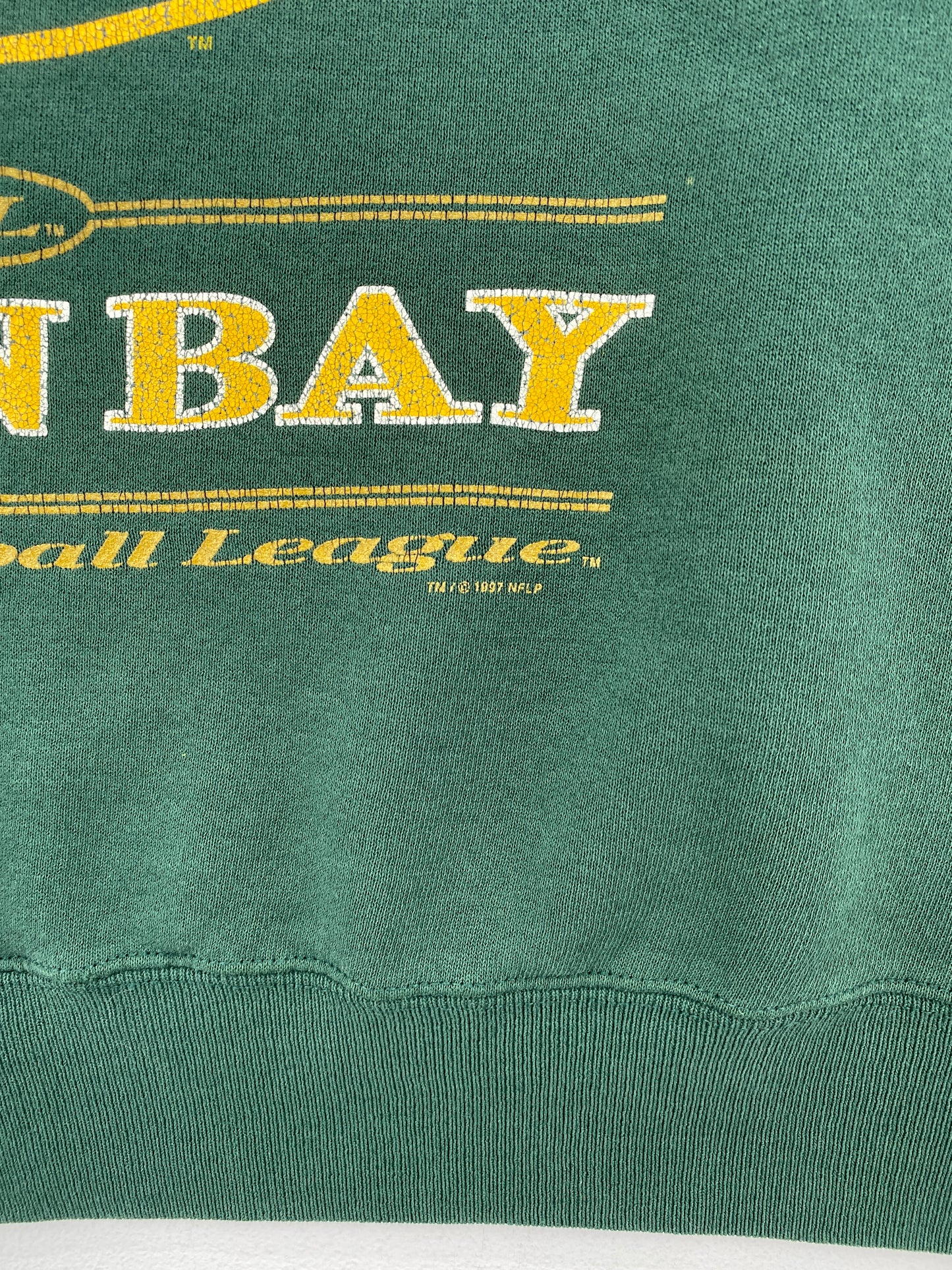 1997 GREEN BAY PACKERS Size L Vintage NFL Sweat-Shirt / A7639
