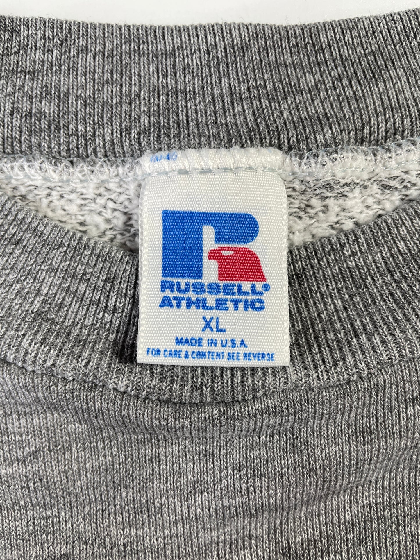 90's RUSSELL x BOSTON UNIVERSITY Made in USa Size XL Vintage College Sweat-shirt / E1335S