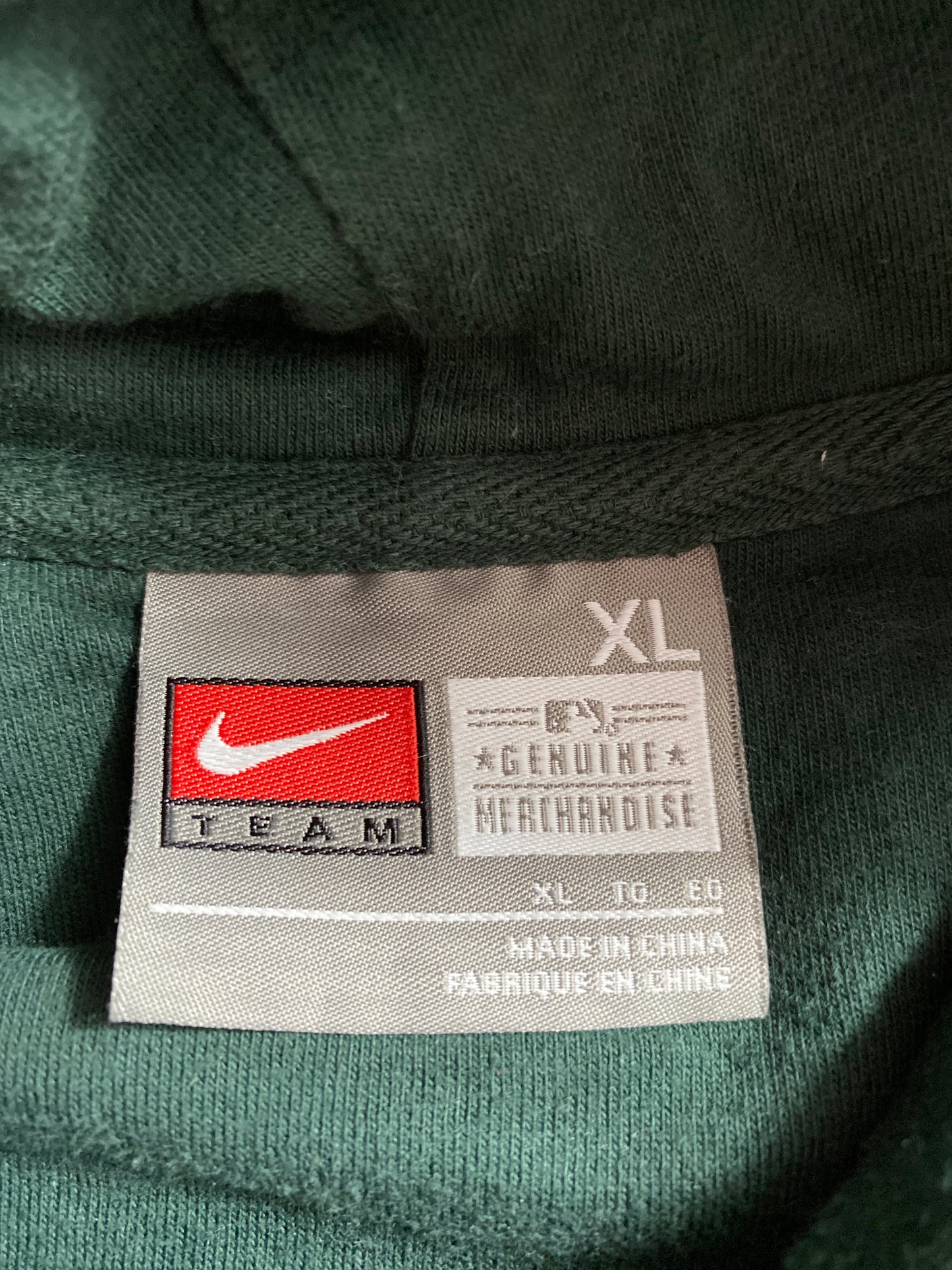 00’ NIKE RED SOX Size XL  Vintage MLB Hoodie Sweat shirt / 9619