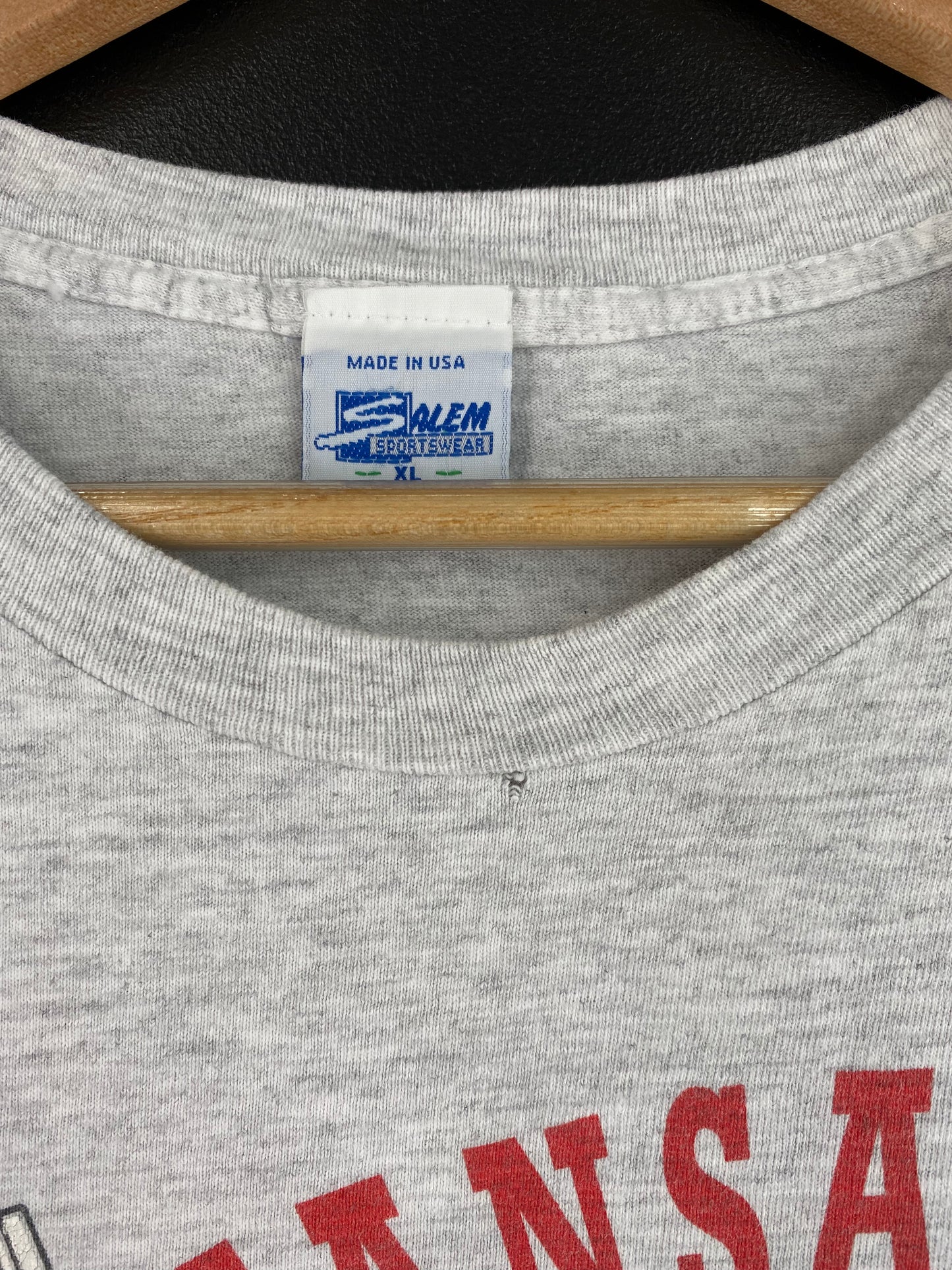 1993 SALEM x KANSAS CITY CHIEFS Made in USA Size XL Vintage NFL T-Shirts / A3014