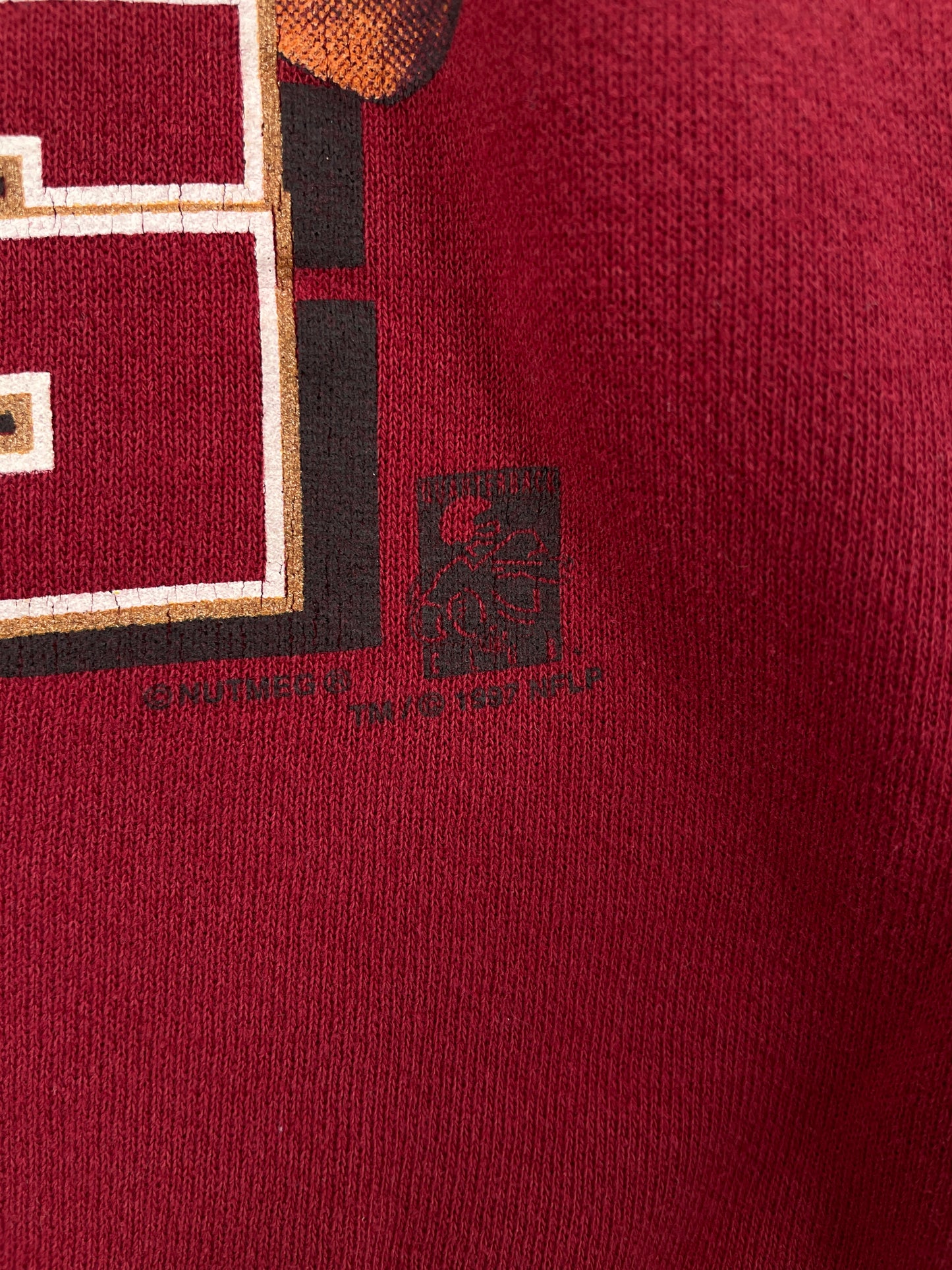 1997 SAN FRANCISCO 49ERS Made in USA Size XL Vintage NFL Sweat-Shirt / A8914