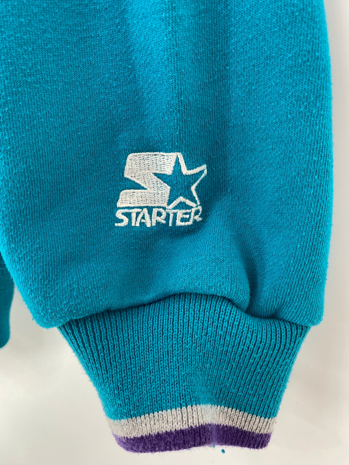 90’s STARTER x CHARLOTTE HORNETS Size XL Vintage NBA Sweat - Shirt/ K6065