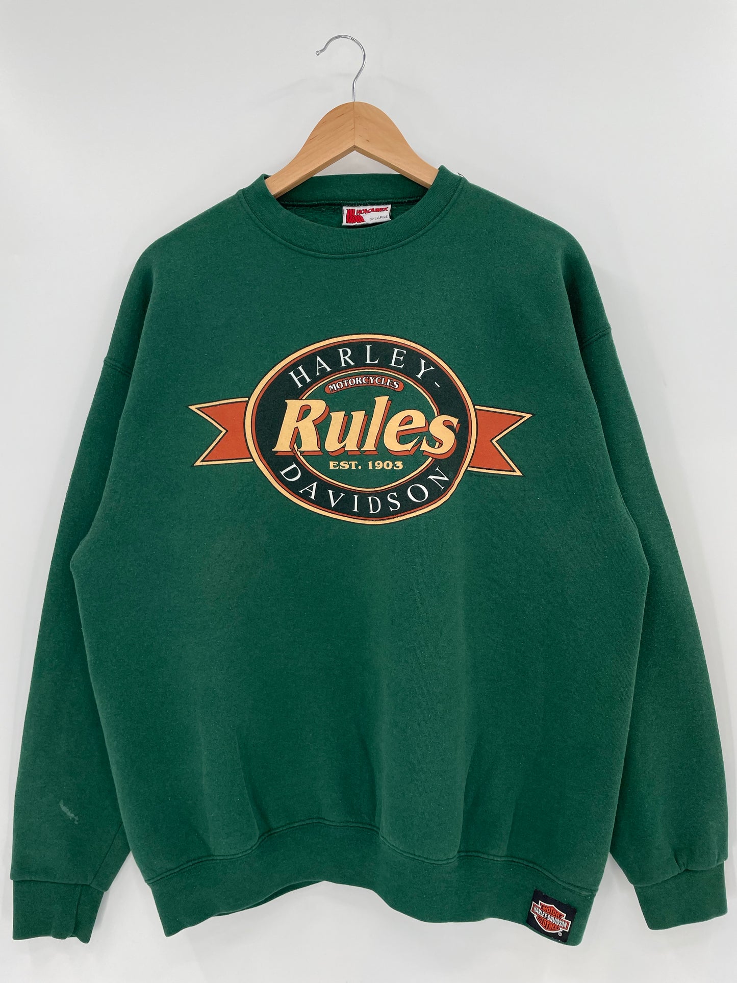 1992 HARLEY DAVIDSON Made in USA Size XL Vintage Sweat-Shirt / K6313