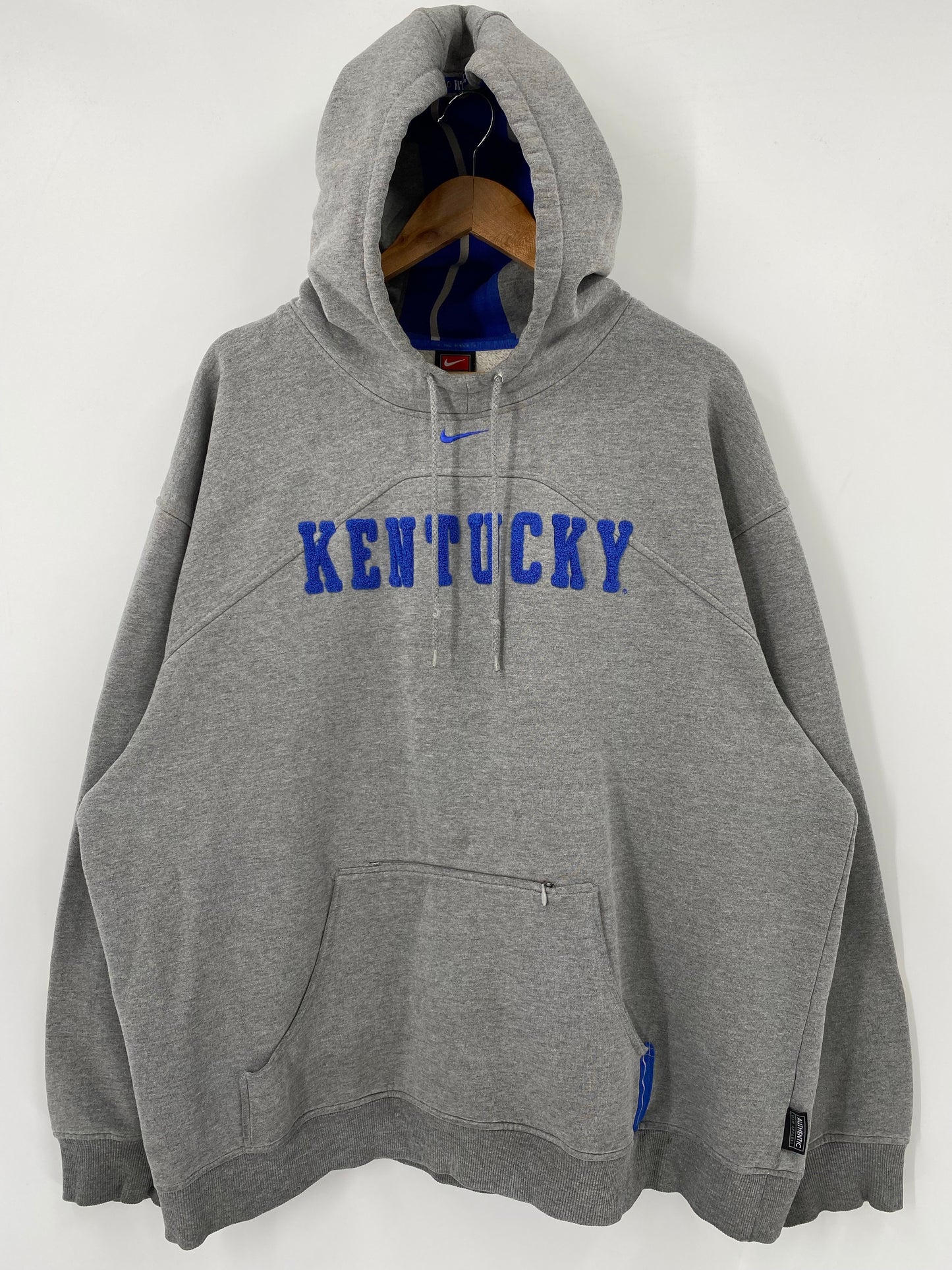 00' NIKE KENTUCKY Size XL Vintage Hoodie Sweat-Shirt / K4651