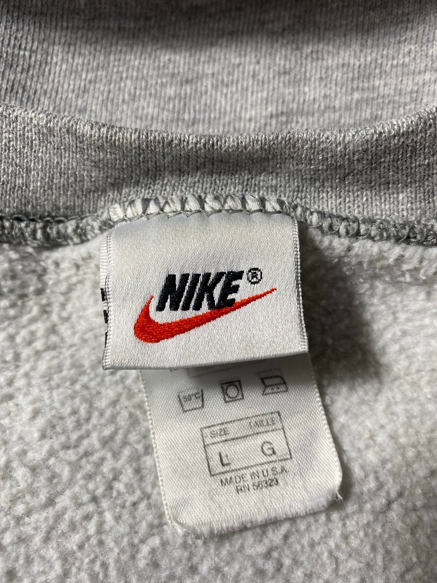 90’s NIKE ATM FOOTBALL Made in USA Size L Vintage Sweat-Shirt / K4288