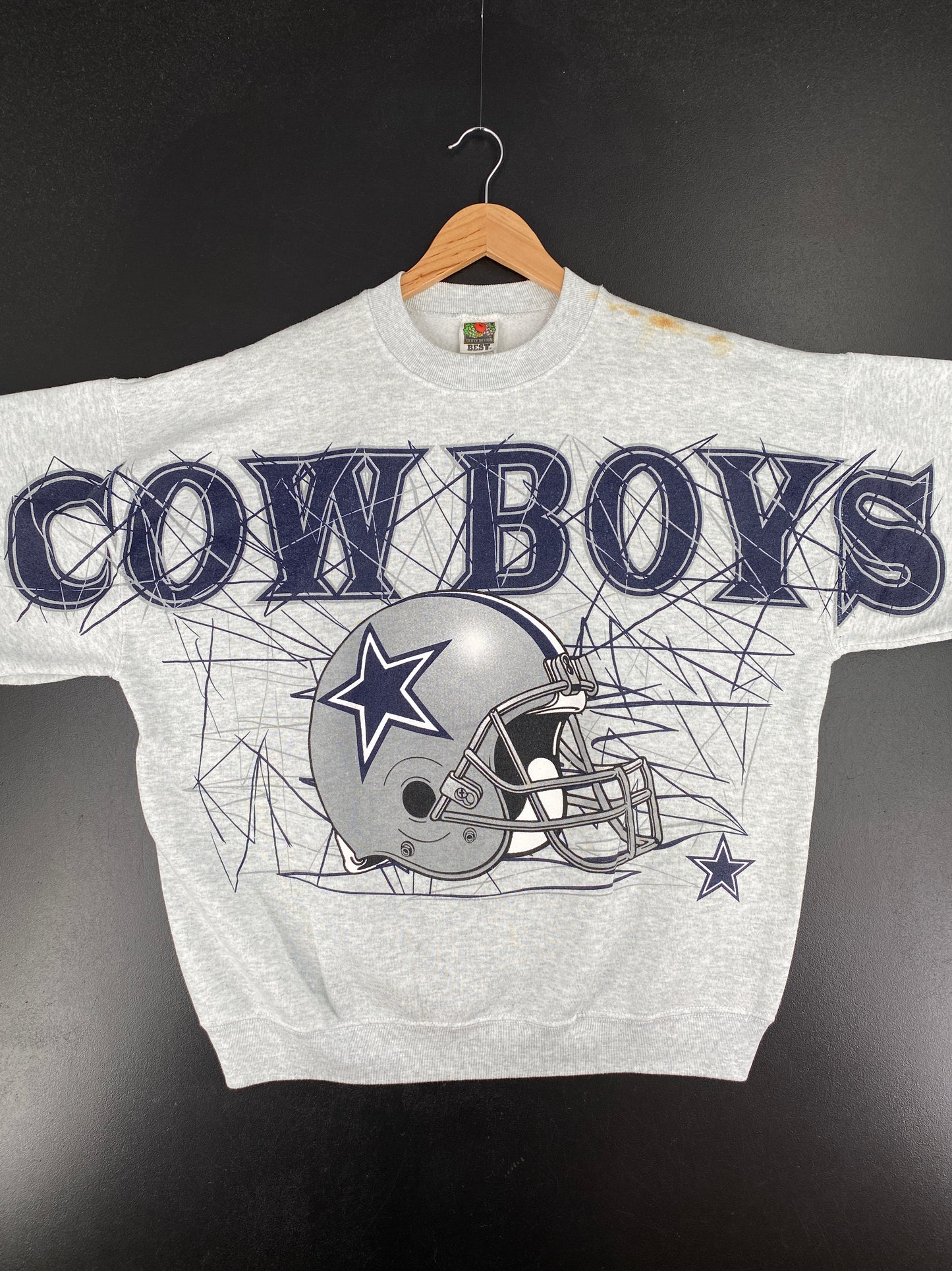 90’s DALLAS COWBOYS Made in USA Size XL Vintage NFL Sweat-Shirt / A6433