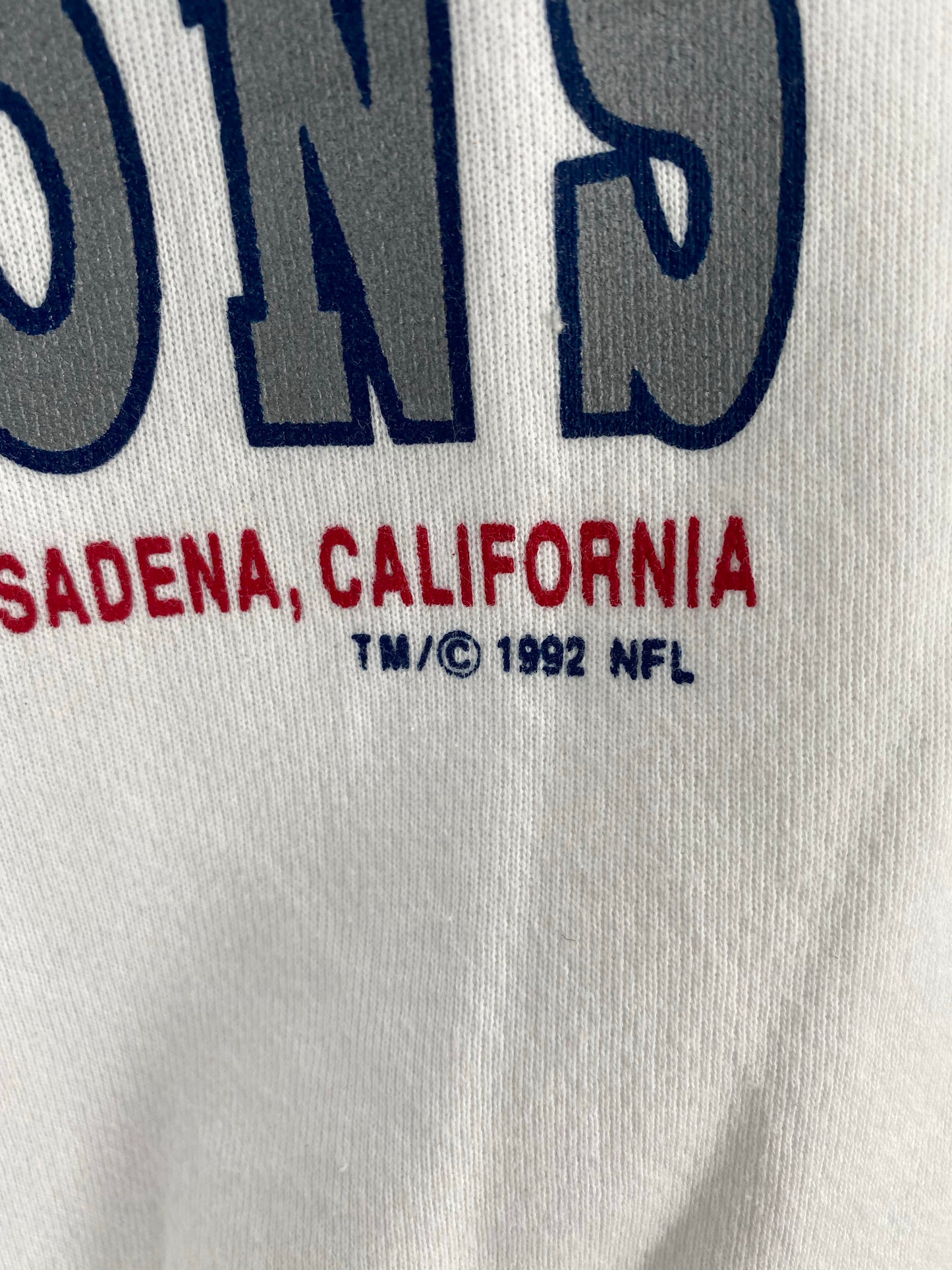 1992 DALLAS COWBOYS Made in USA Size L Vintage NFL Sweat shirt / K7411