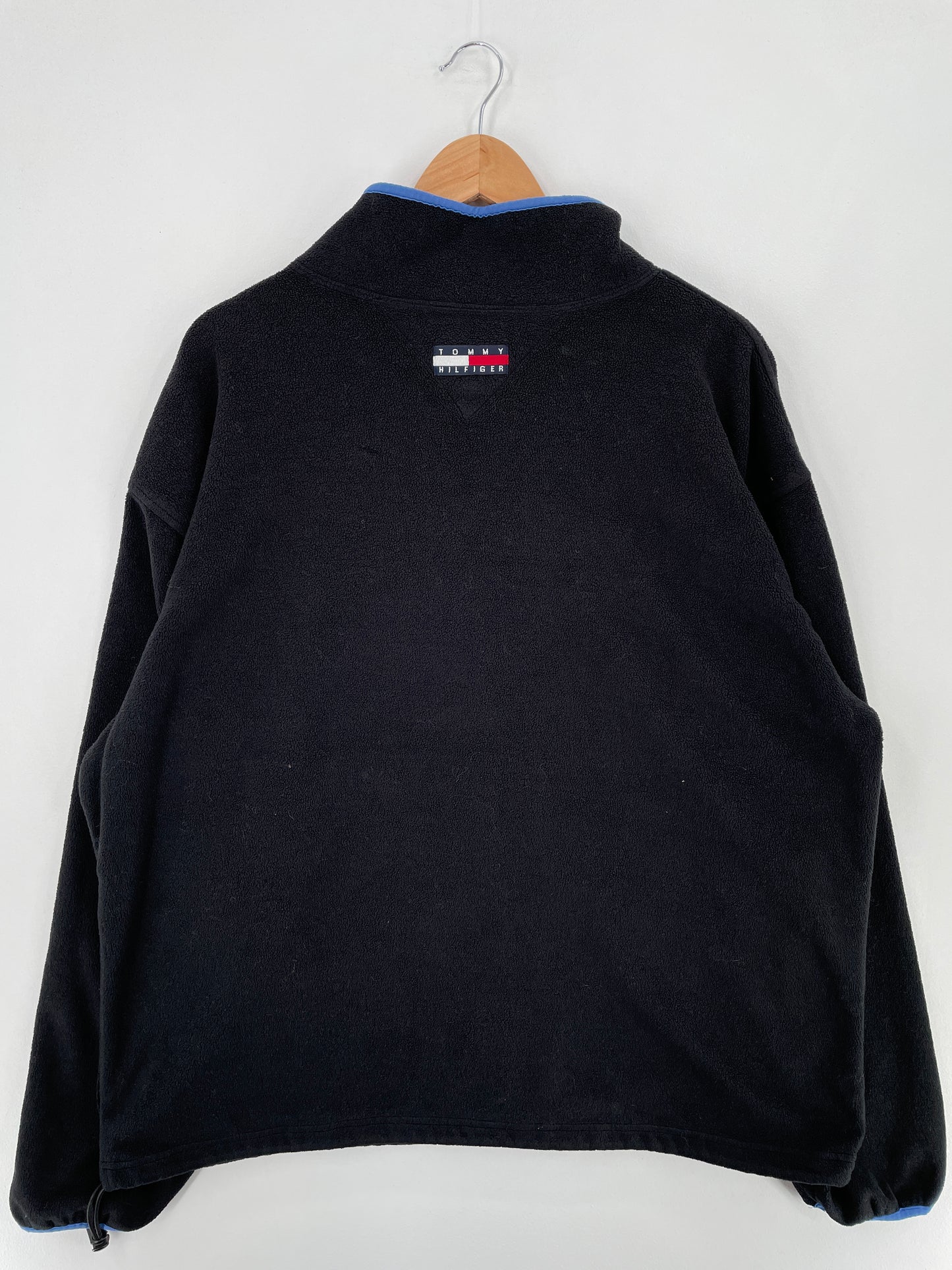 90’s TOMMY HILFIGER Size XL Half Zip Fleece Jacket / E813
