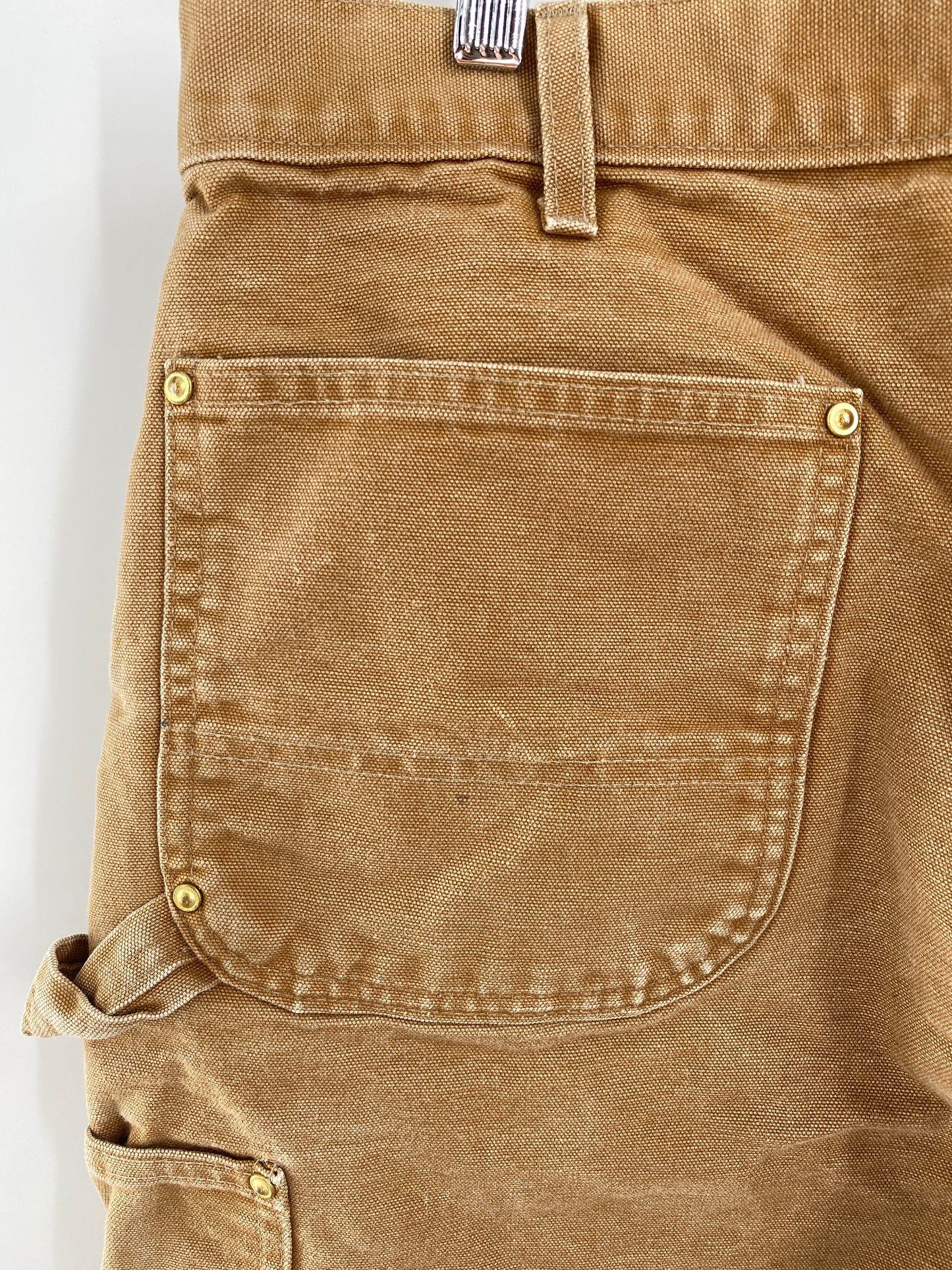 Vintage CARHARTT Size W36xL32 Double Knee Duck Pants / A5263