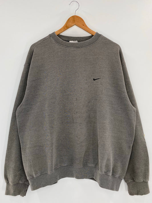90’s NIKE MINI SWOOSH Size L Vintage Sweat-Shirt / K4285