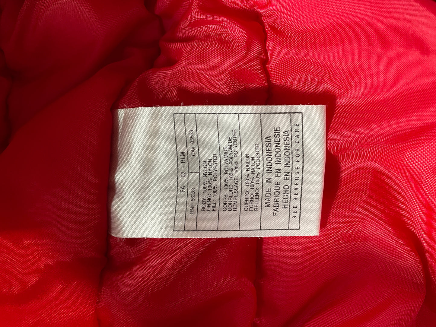 00' NIKE x OHIO STATE Size XL Padded Nylon Jacket / E2531J