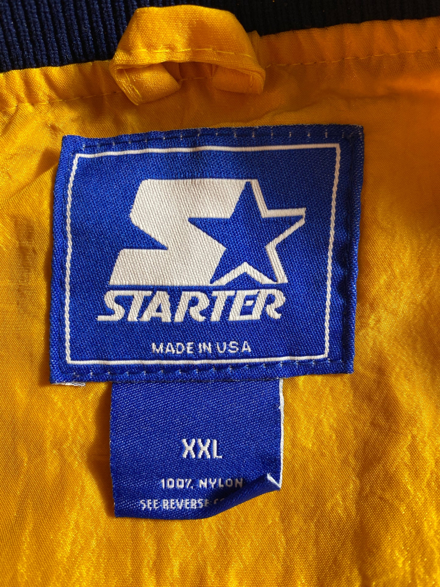 90’s STARTER Nade in USA Size XXL Pullover Nylon Jacket  / K5931
