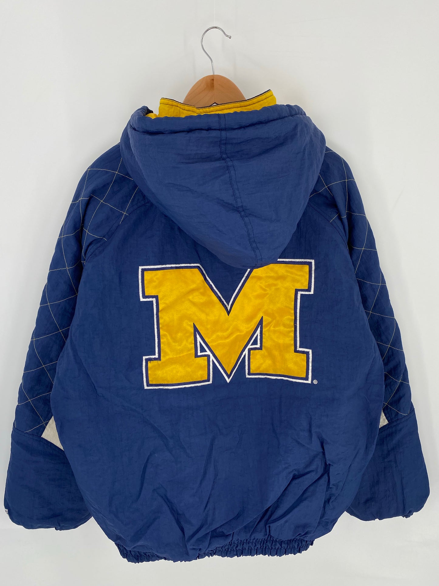 Vintage MICHIGAN Size XL Nylon Padded Jacket / K8337
