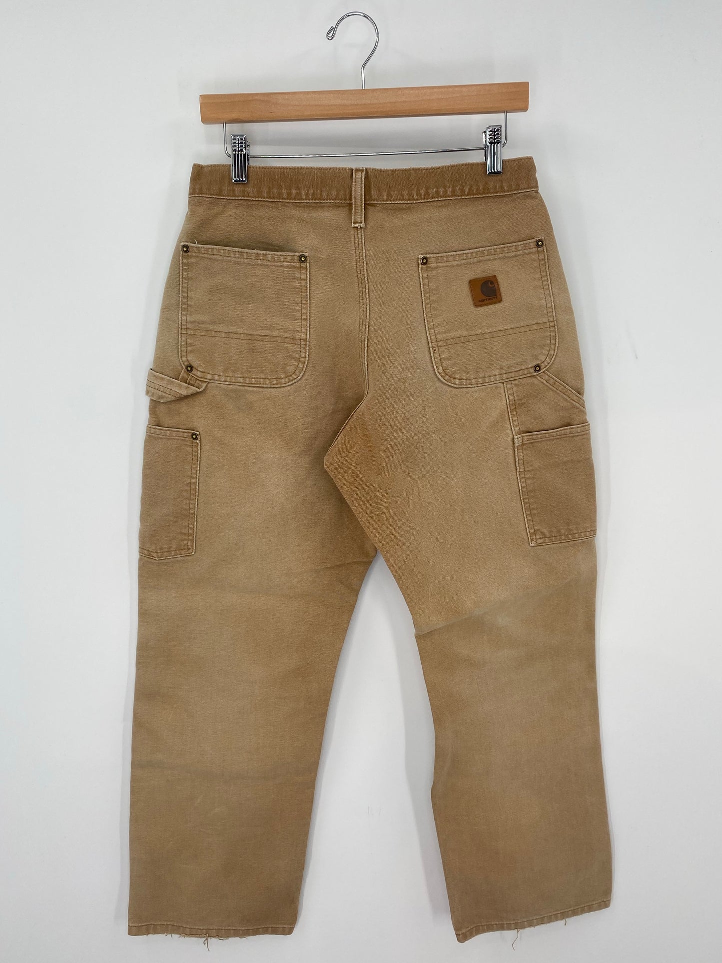 Vintage CARHARTT Size W30xL28.5 Double Knee Duck Pants / K9459