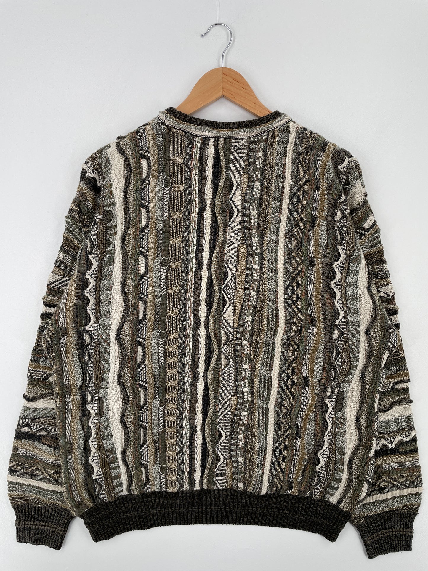 Vintage 3D COOGI- Style Size Approx.L Knit Sweater / A8688