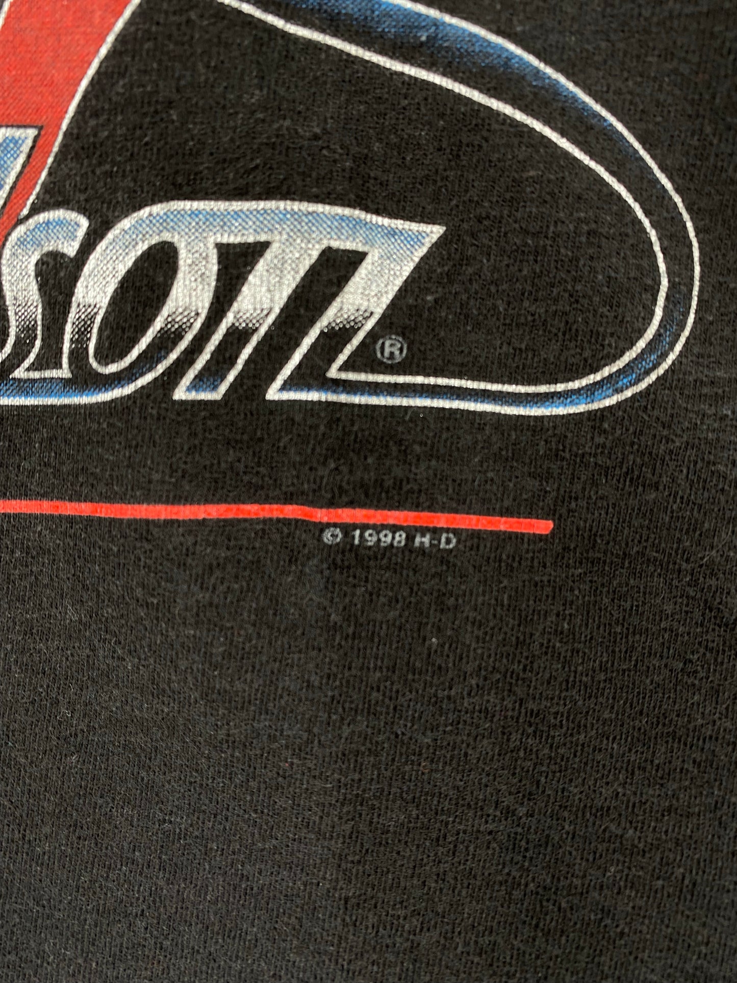 1998 HARLEY DAVIDSON Made in USA Size L Vintage T-Shirt / K4411
