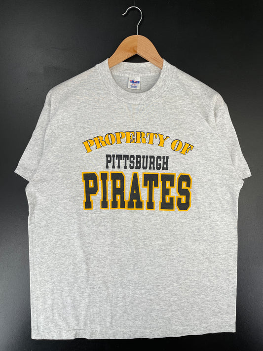 .90's PITTSBURGH PIRATES Made in USA Size XL Vintage MLB T-Shirt / E5171T