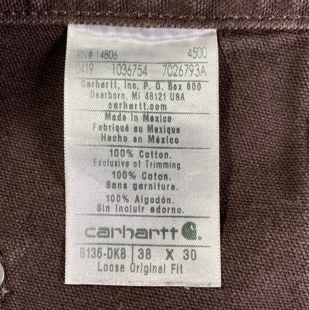 Vintage CARHARTT Size W34xL28.5 Double Knee Pants / A7568