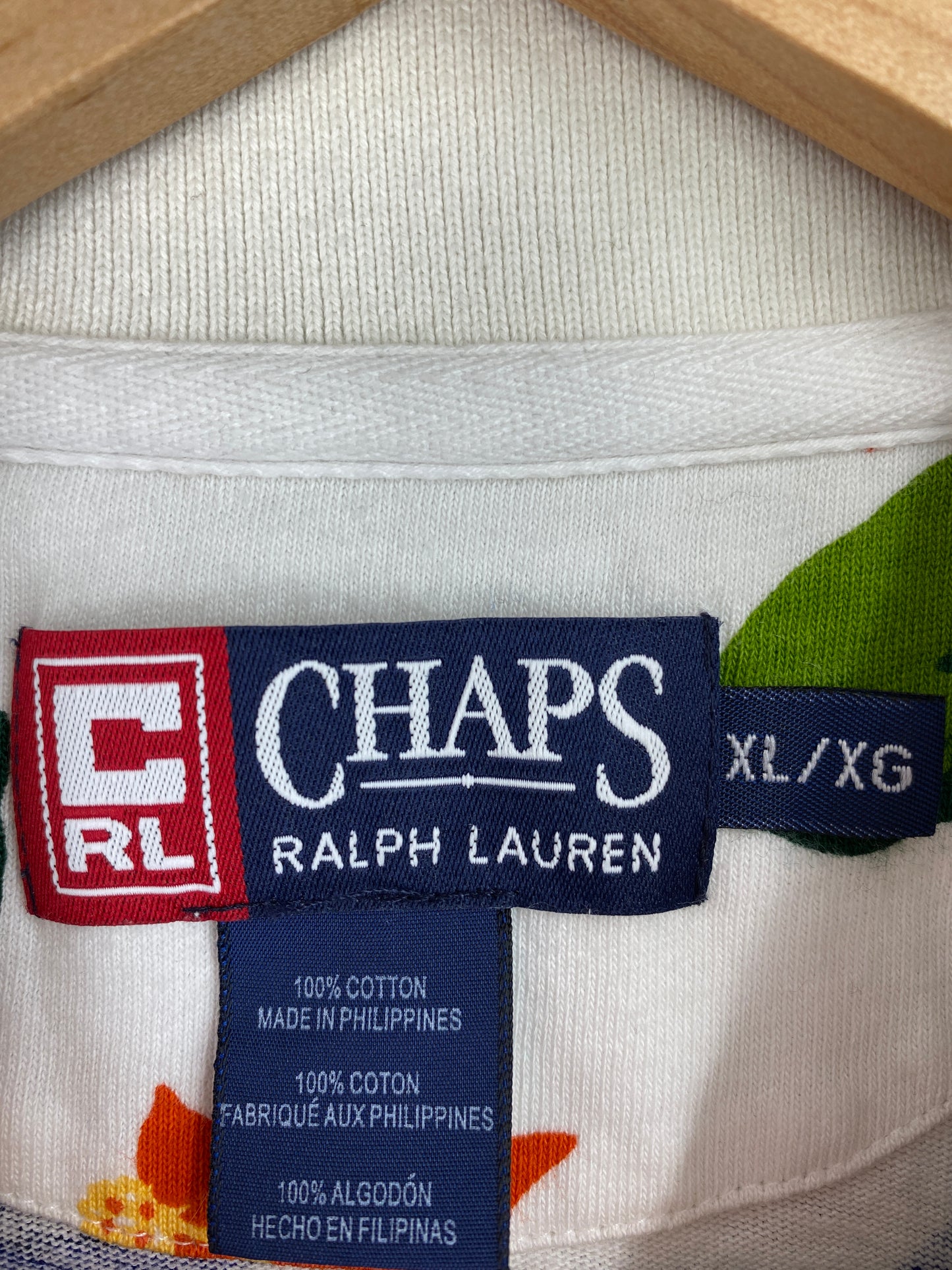 90’s CHAPS RALPH LAUREN Size XL Vintage Polo Shirt / A4312