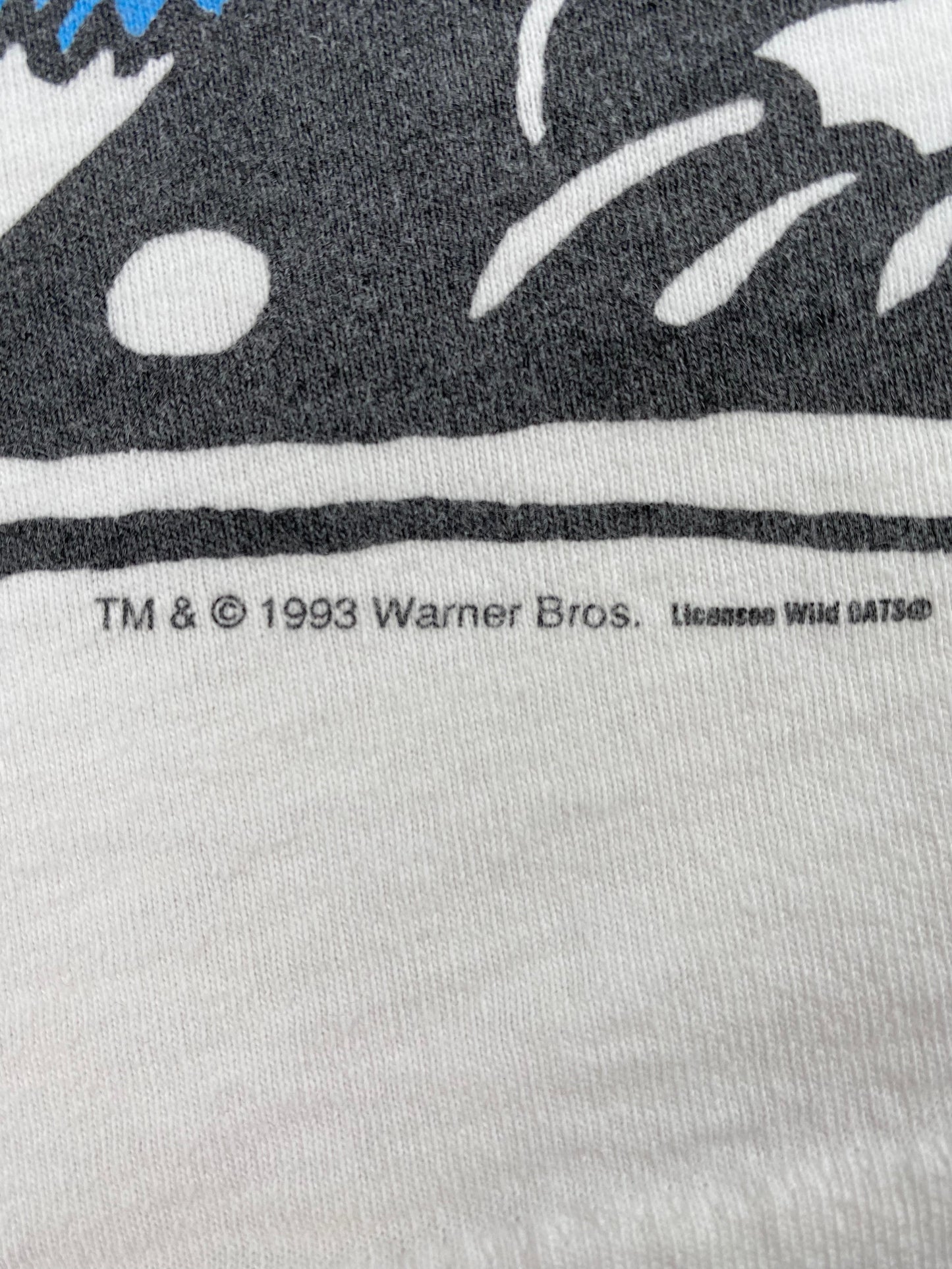 .1993 LOONEY TUNES TAZ Made in USA Size L Vintage T-Shirts / E4829T