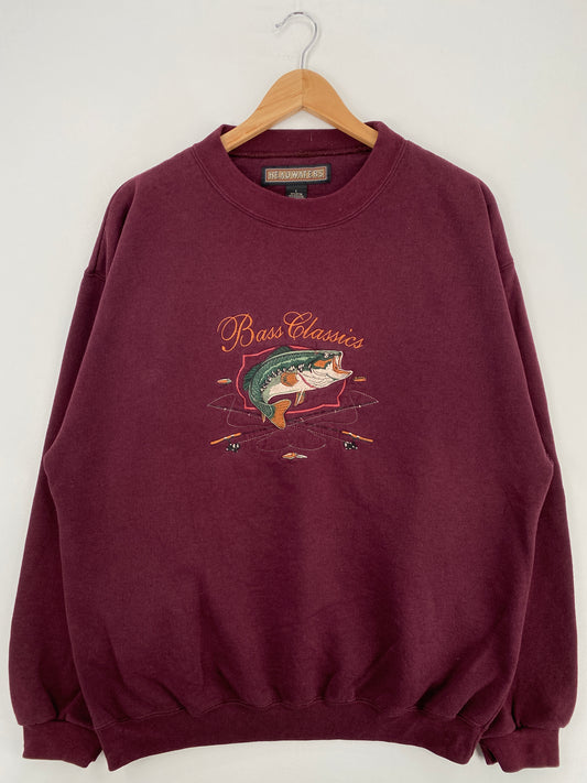 Vintage BASS CLASSICS Size L Vintage Sweat-Shirts/ A4783