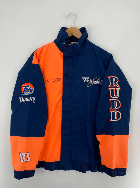 90’s RICKY RUDD Made in USA Size XL Vintage Nylon Jacket / E4798N