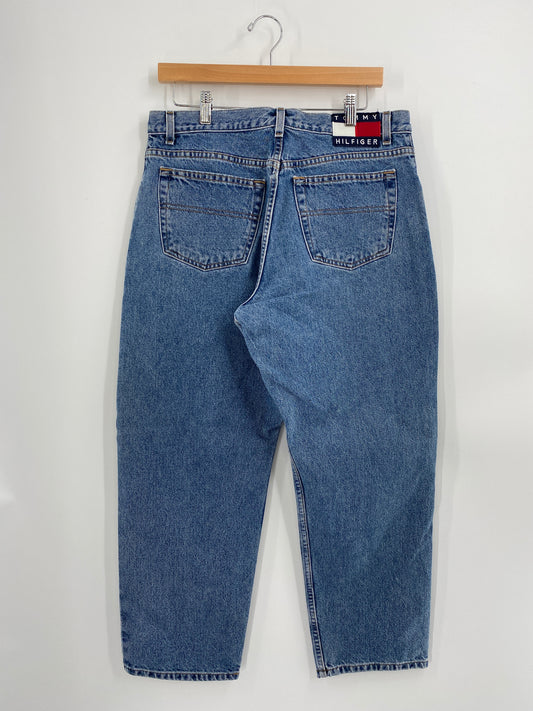 .90's TOMMY JEANS Size W33xL27.5 Vintage Denim Pants / A5781